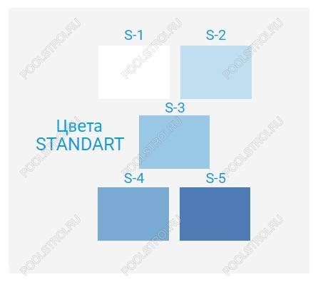 Композитный бассейн Оптима PREMIUM (4х2.35х1.5м) (Цвет Standart)