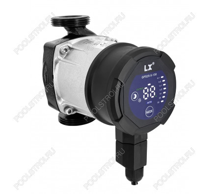 Циркуляционный насос AquaViva LX GPS25-6-130 - 3 м³/ч; 6 м, 220В, 45 ватт, с частотным регулированием